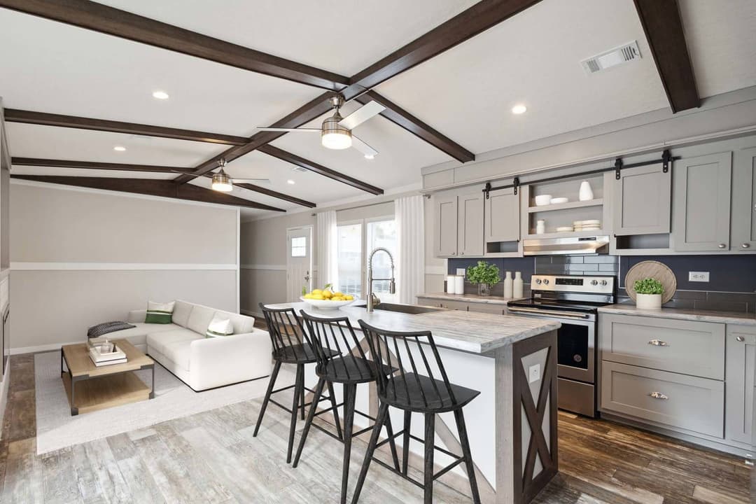 The murphy interior home features