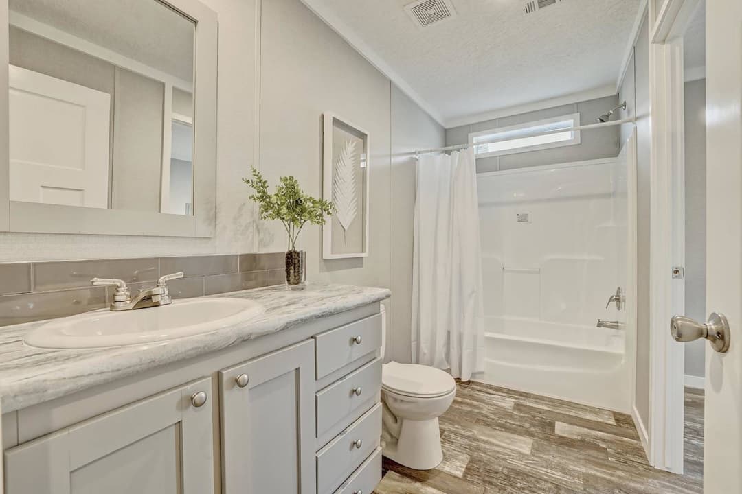 The chipper bathroom home features