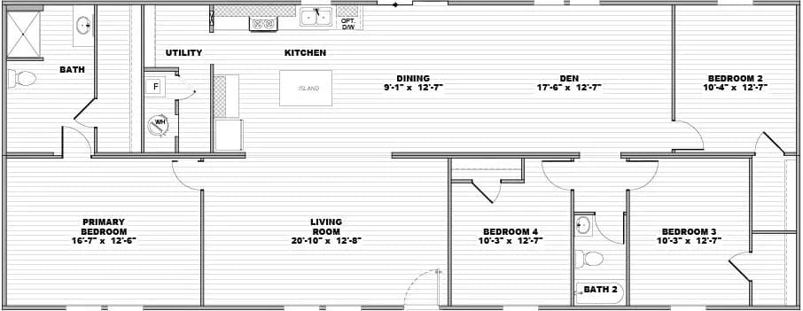Sycamore floor plan home features