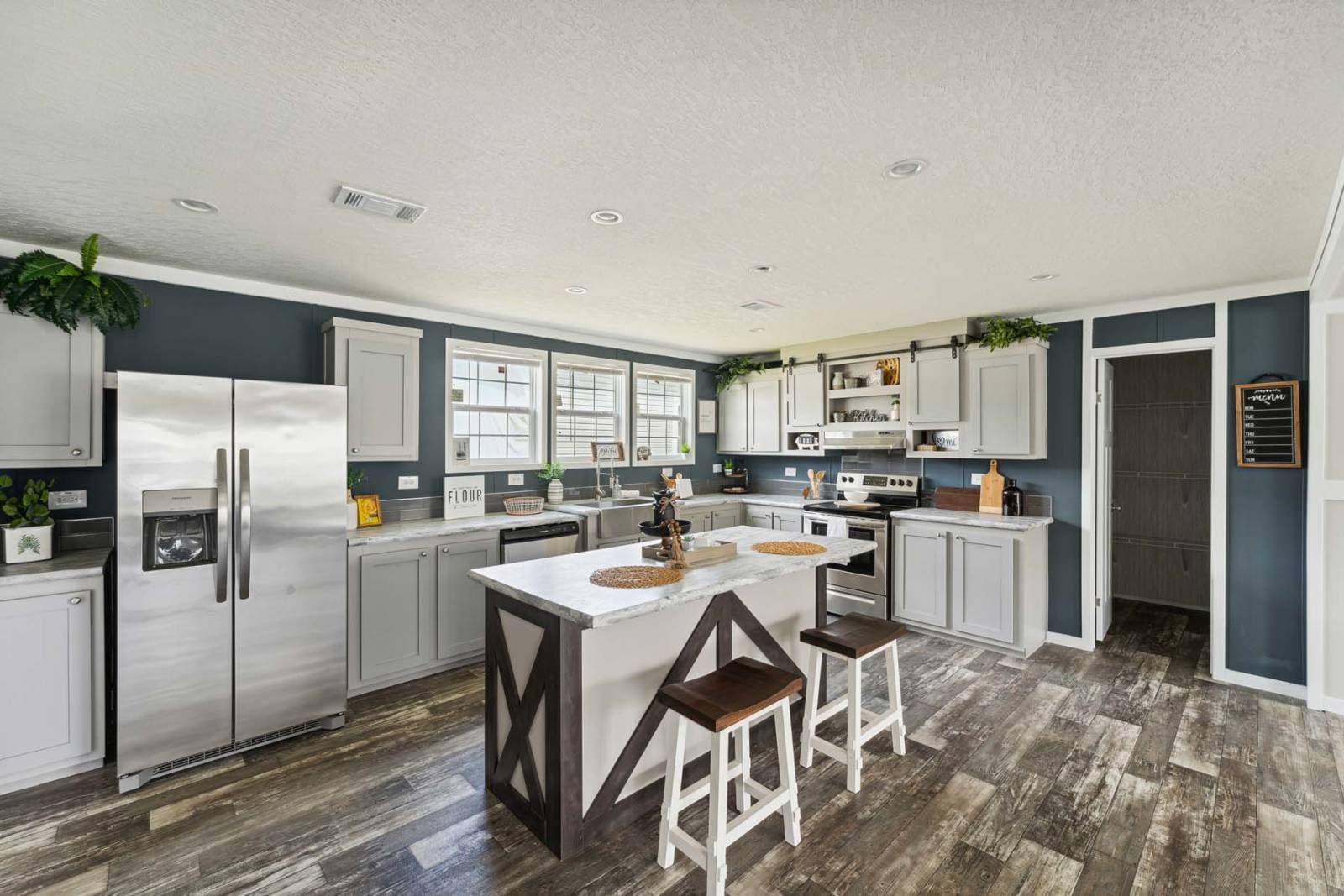 The chipper kitchen home features