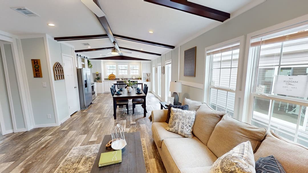 The maddux interior home features