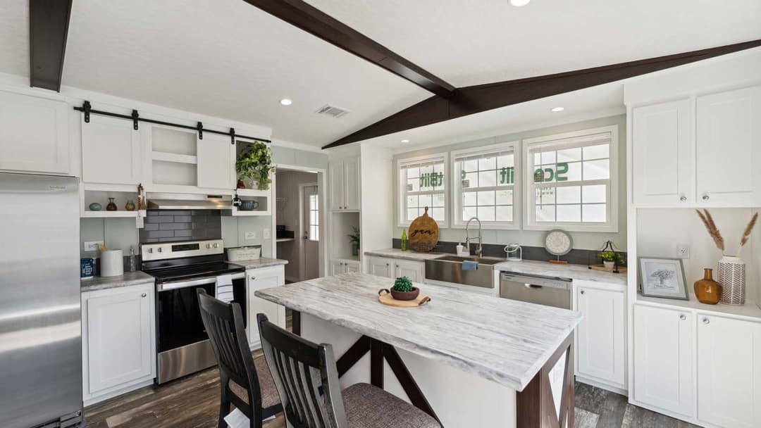 The justice kitchen home features