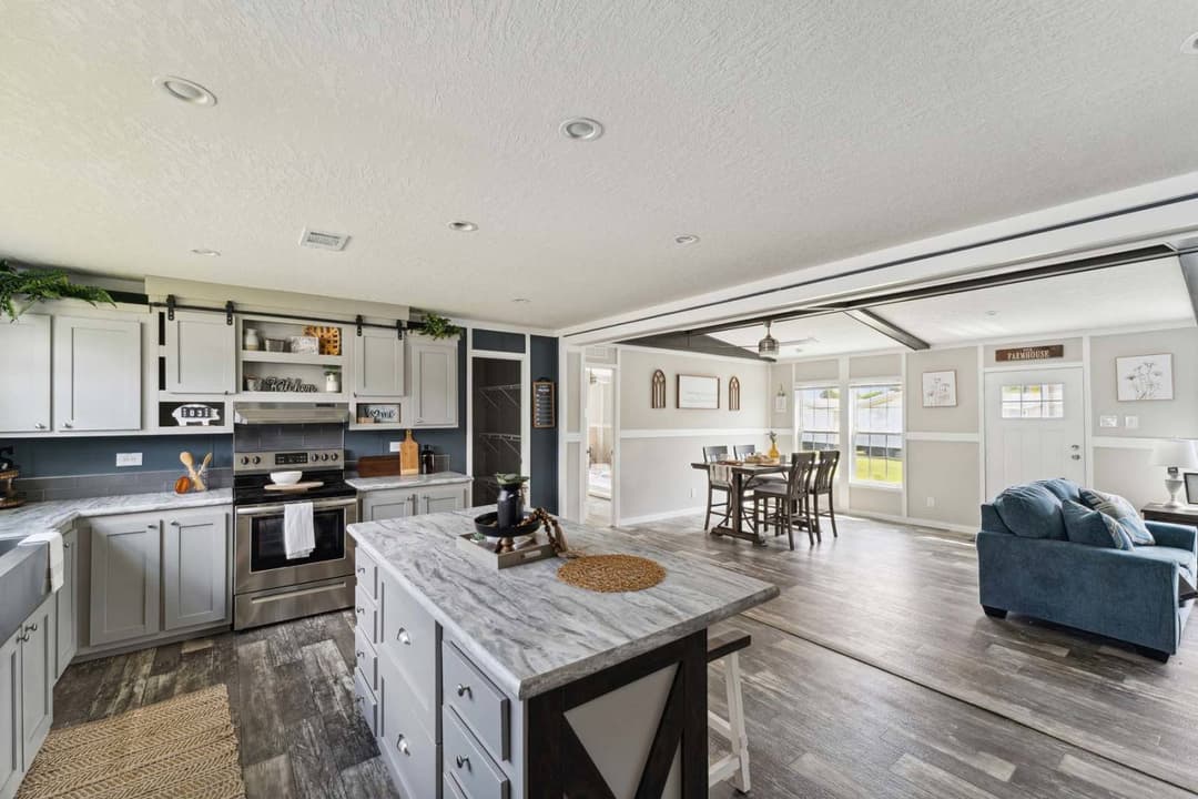 The chipper kitchen home features