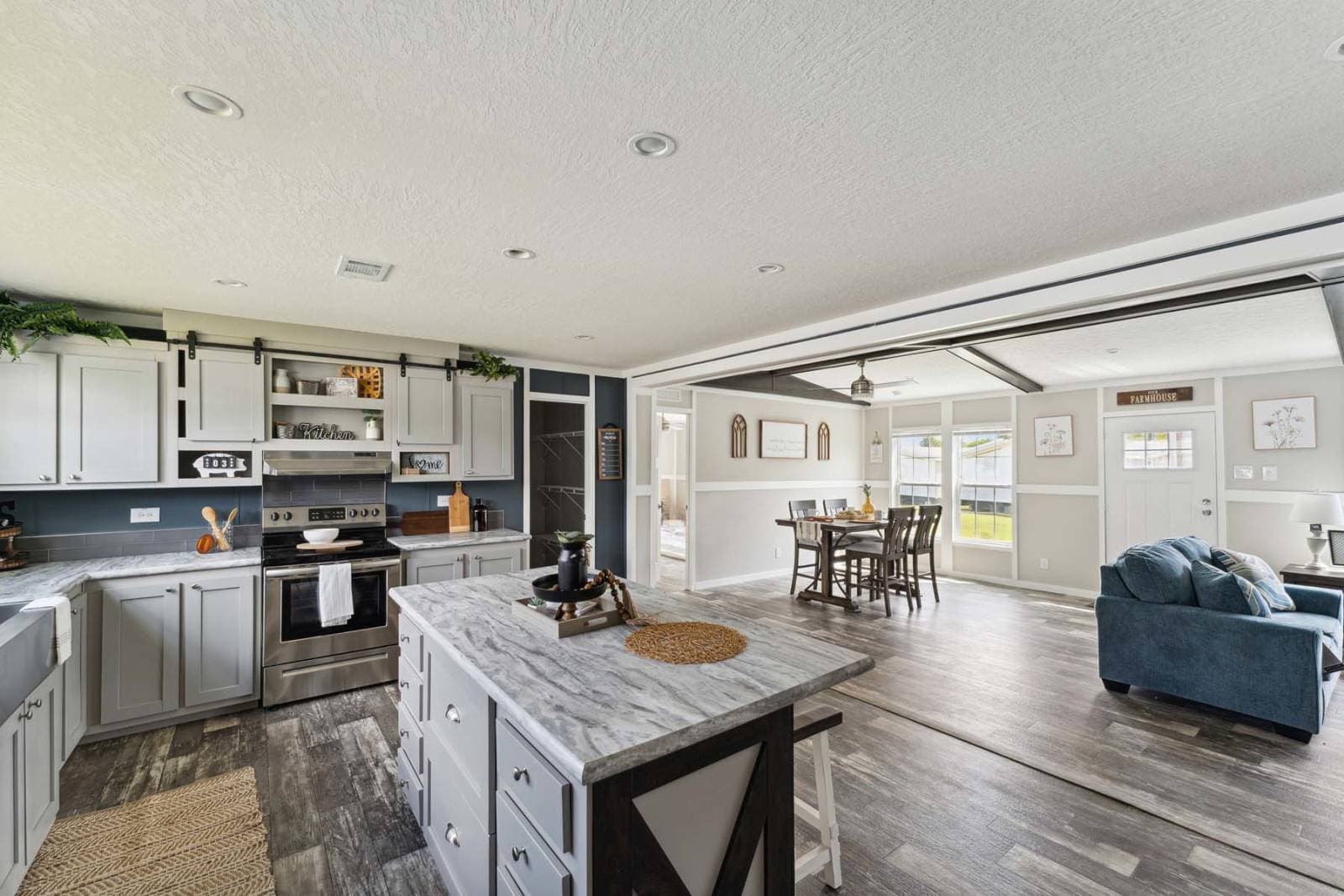 The chipper kitchen home features