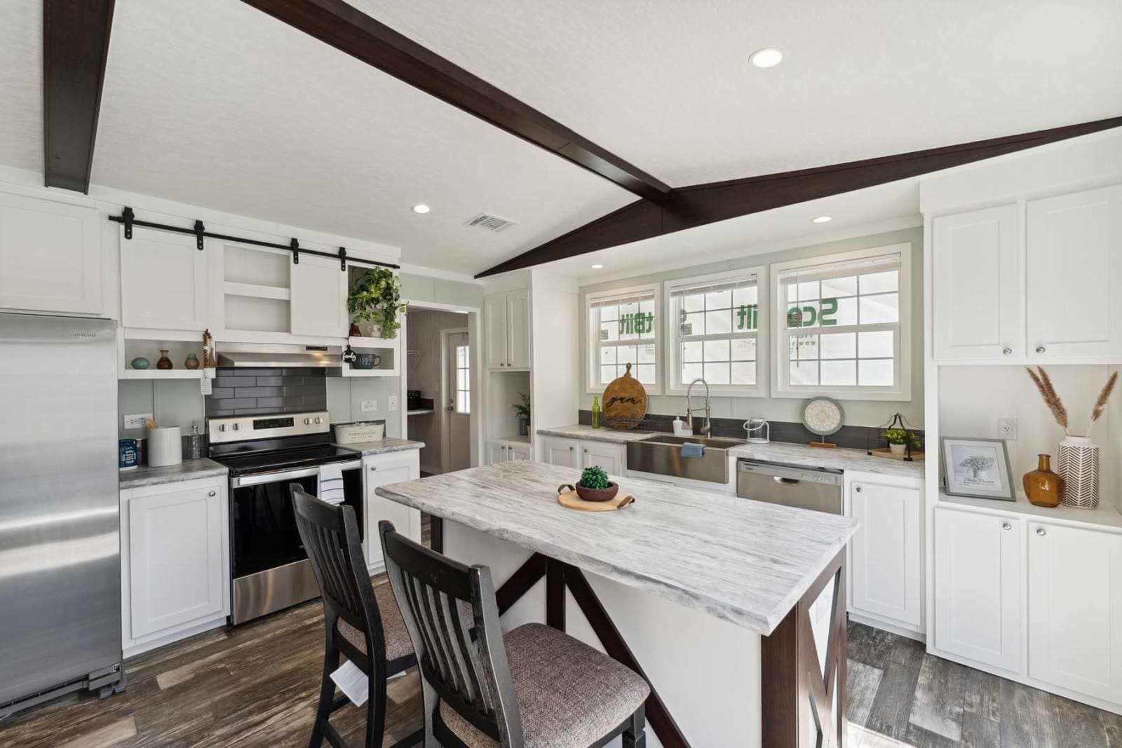 The maddux kitchen home features