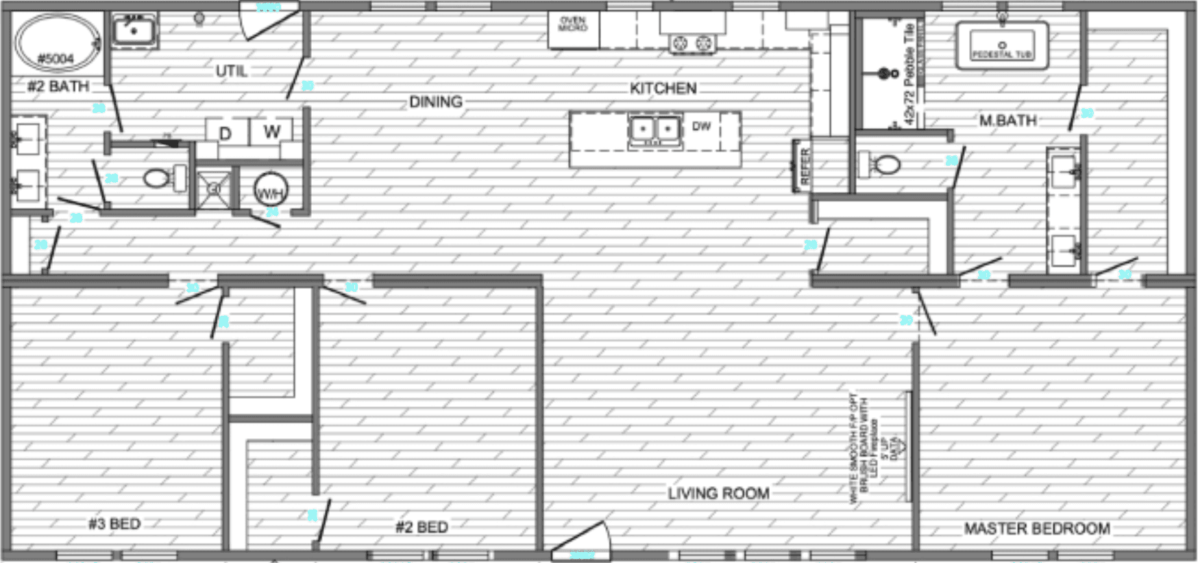 The king david 64 floor plan home features