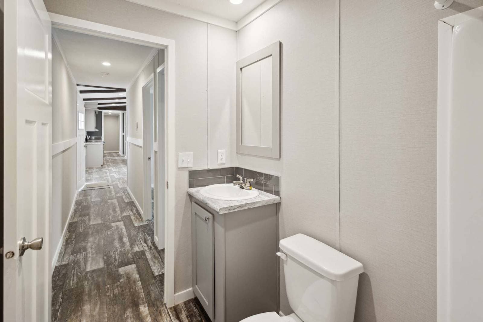 The murphy bathroom home features